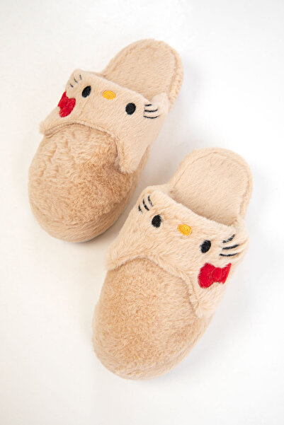 SOHO Papuci de casă pentru femei cremă 20871