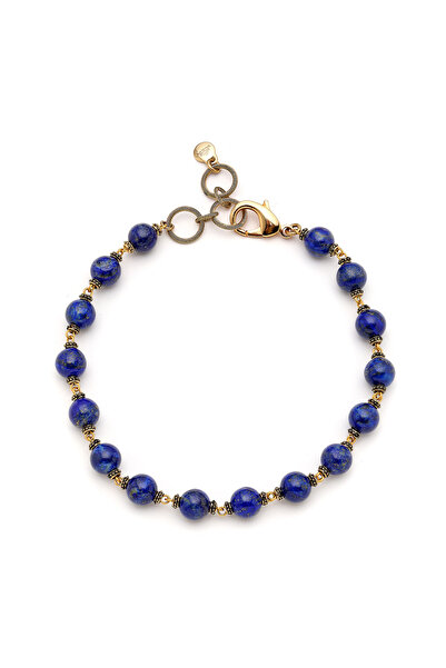 Mon Reve Rooted Lapis Natural Stone Necklace