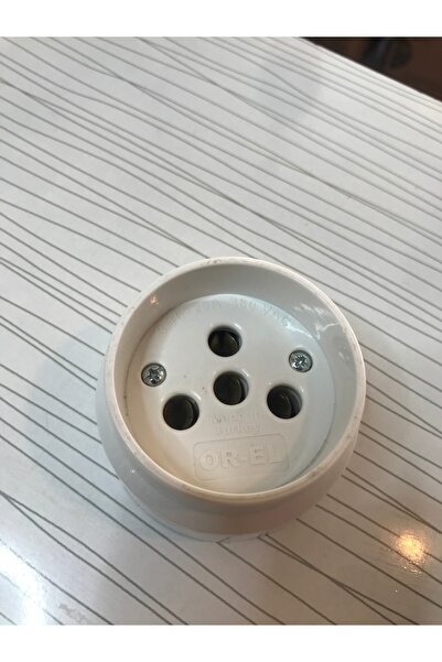 Orel Trefaze 3 faz sıva üstü porselen priz