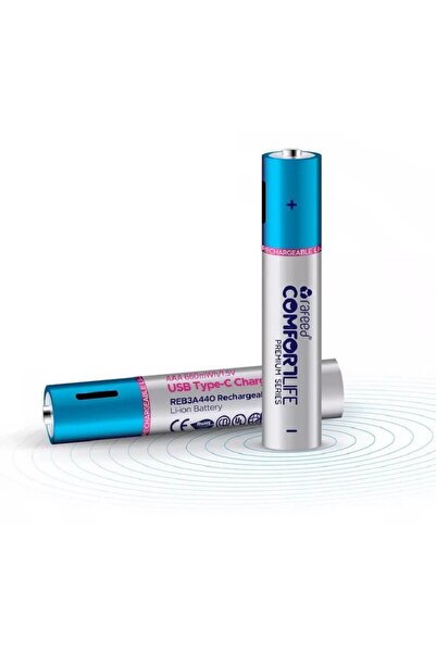 RAFEED بطاريات AAA قابلة لإعادة الشحن، قطعتين، متعددة الألوان