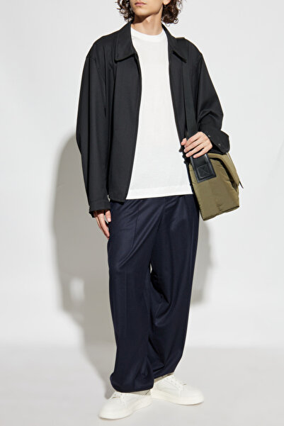 Emporio Armani Ανδρικό κοντομάνικο λευκό μπλουζάκι με λεπτομέρεια από ελαστικό βαμβάκι EM002959 AF18312-U0003