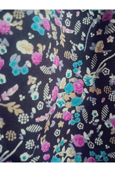 hoaryage Viscose Print Fabric Floral Print Baggy with Pockets 100% Cotton
