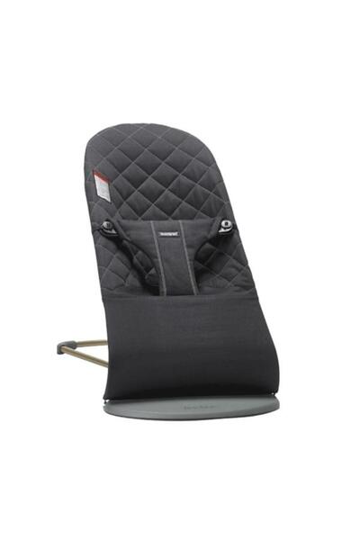 BabyBjörn Bliss Black rocking chair made of quilted fabric with a Classic look, BabyBjorn
