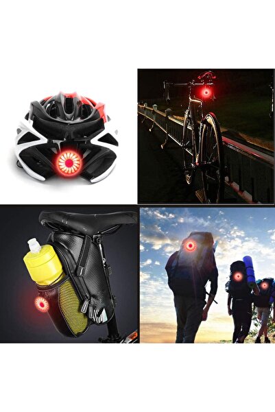 LittleDomi Stop Bicicleta Inteligent, 5 Moduri de Lumina, SMD LED, Senzor Franare, IP65 Rezistent la Apa