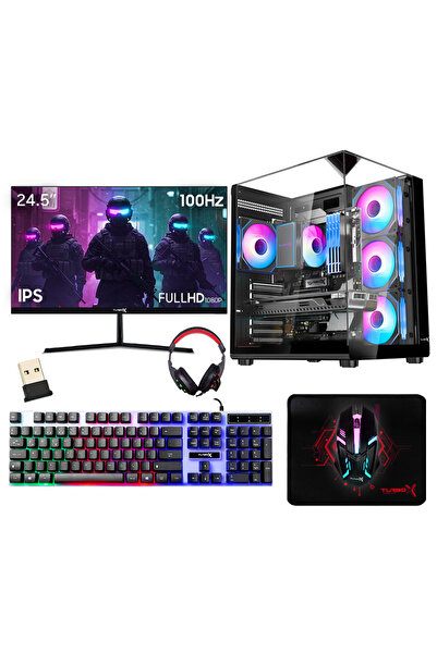 TURBOX Tx6522 i5 8400 16GB DDR4 512GB NVMe RTX3050 24.5 inç 100Hz Masaüstü Oyun Bilgisayarı