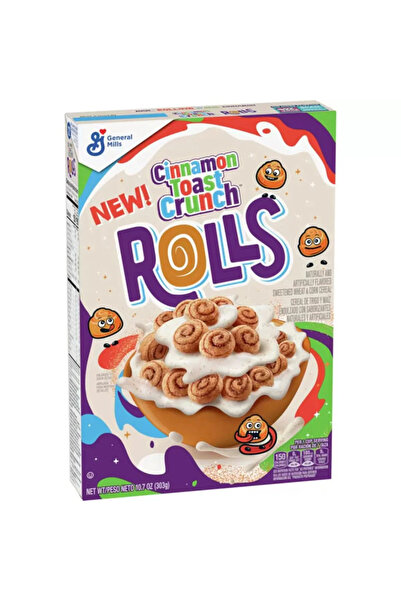 General Mills Cinnamon Toast Crunch Rolls - cereale cu gust de scorțișoară 303g
