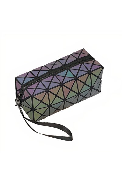 OEM Penar dreptunghiular, inchidere fermoar, holografic, 27x8cm