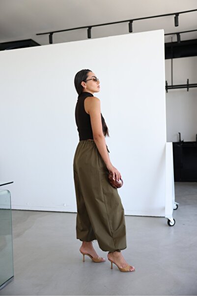 Özge Özgenç Elastic Waist Adjustable Shalwar Trousers