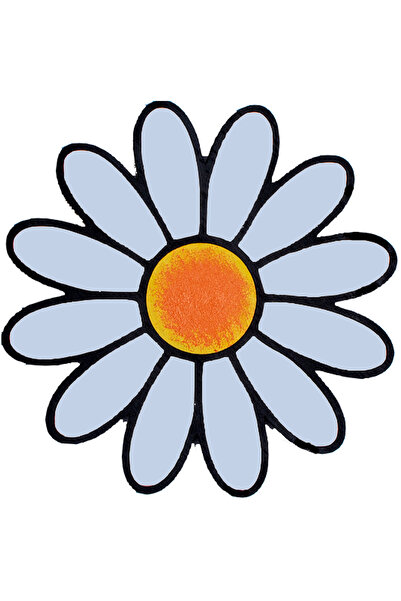 OEM Decor Pensiune HH1617 Margarete din lemn - 30 x 30 cm