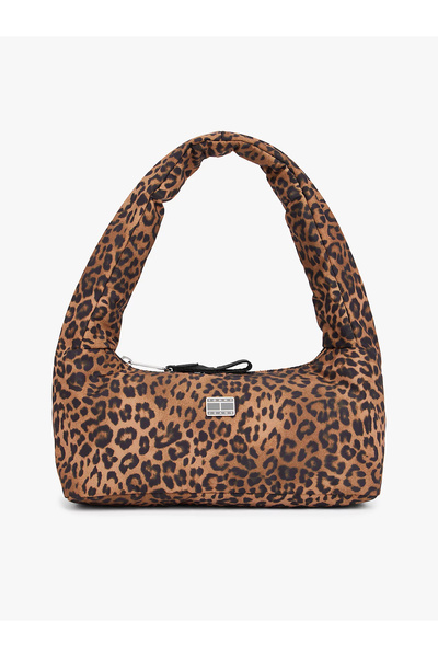 Tommy Hilfiger Tjw Urban Leopard Pattern Shoulder Women's Shoulder Bag Aw0Aw1...