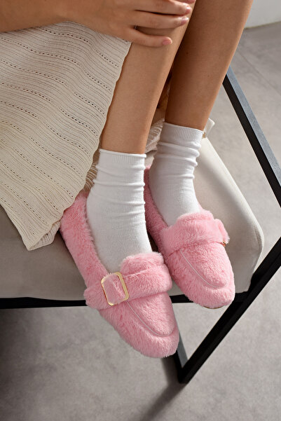 FootFrenzy Γυναικείες παντόφλες με αγκράφα, βελούδινες, μαλακές, άνετες και α...