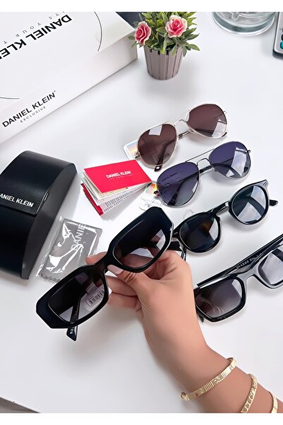 Daniel Klein 100% Polarized Uv400 Protection Black Color Original Women's Sunglasses Dk4319C1
