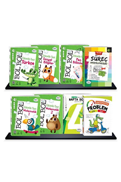 öğretmen evde 4. Sınıf Süper İdeal Set - 8 Parça
