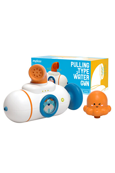 Mideer Pull Down Water Gun - Blue Submarine