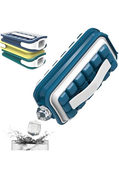 Zimtal Ice Cube Tray for Freezer - Silicone Ice Cube Tray with Lid