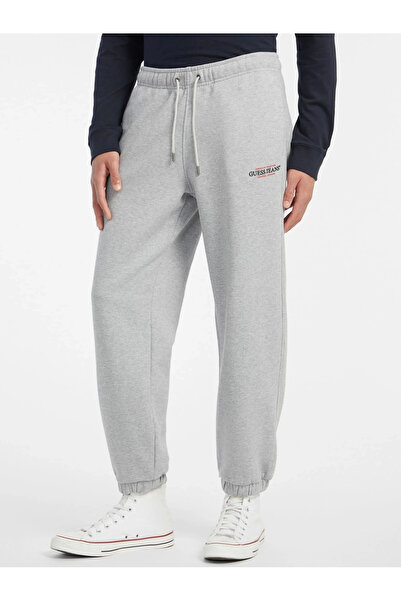 Guess Men's Gray Regular Fit Sweatpants M4Yb18K9V31-H90Z