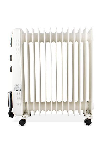 Zass oil heater ZR 13E, poer 2600W, Thermostat, White