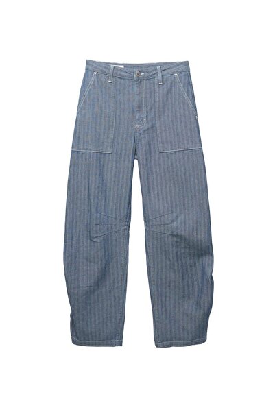 Pull & Bear Çizgili balon jean