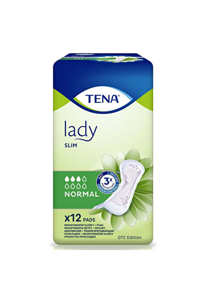 TENA Lady Slim Normal daily pads, 12 pieces