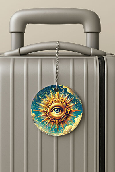 Cekuonline ملصق حقيبة السفر بسلسلة من البليكسي، تصميم ملصق حقيبة السفر للسفر والعطلات، إلهة مصر