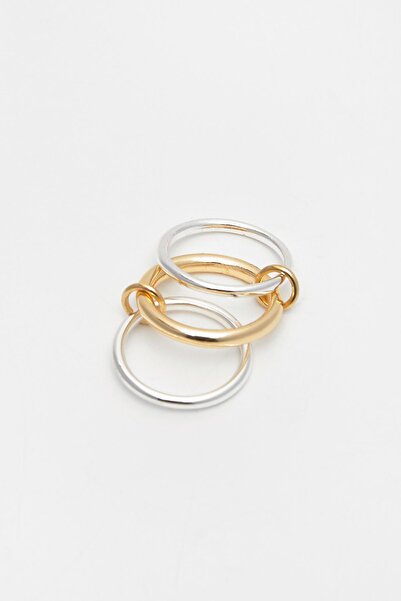 Pull & Bear Pack of intertwined rings