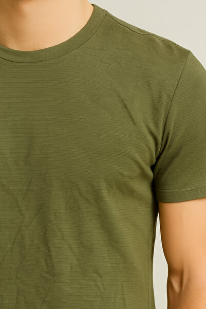 Ramior Men's Classic Basic Khaki T-Shirt – Comfortable Everyday Combination