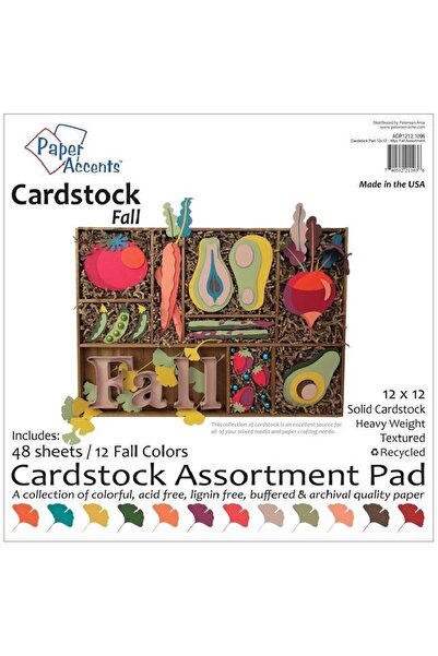 Paper Accent مجموعة متنوعة من بطاقات الخريف