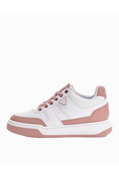 Guess Beyaz - Pembe Kadın Sneaker FLTMARFAL12-WHBLK