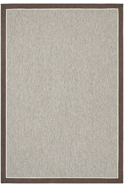 Sisal Halı Roma Krem Bej Sisal Halı Keten Bordürlü Hasır Halı Balkon Çalışma ...