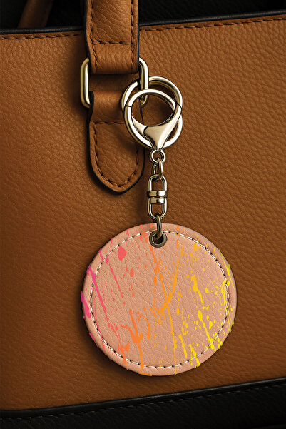 Cekuonline إكسسوار حقيبة مزخرف بطباعة UV مزخرفة باللون الوردي - فرشاة برش