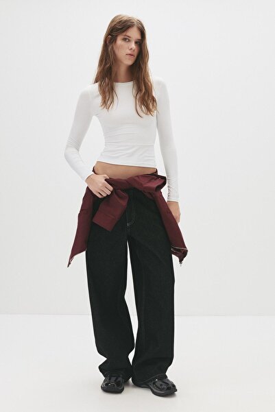 Pull & Bear Fitted polyamide T-shirt