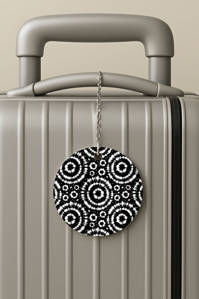 Cekuonline ملصق حقيبة السفر بسلسلة من البليكسي، تصميم فني لحقيبة السفر للسفر والعطلات