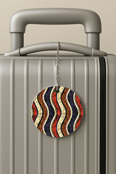 Cekuonline بطاقة تعريف الأمتعة من البليكسي مع سلسلة، تصميم لحقيبة السفر للعطلات، ماركة مات زوزا