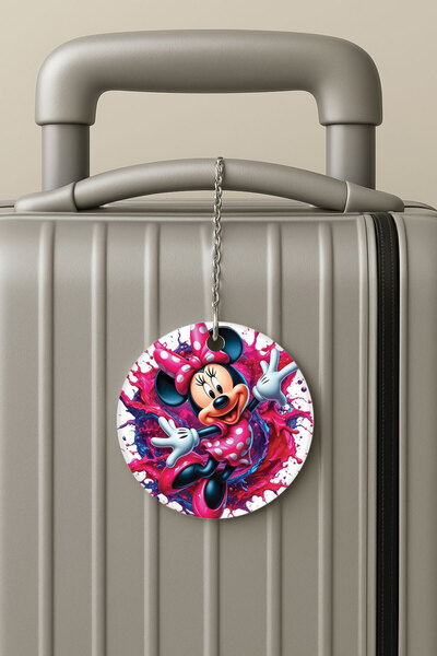 Cekuonline بطاقة تعريف الأمتعة من البليكسي مع سلسلة، تصميم لحقيبة السفر للعطلات، ماركة Farecik