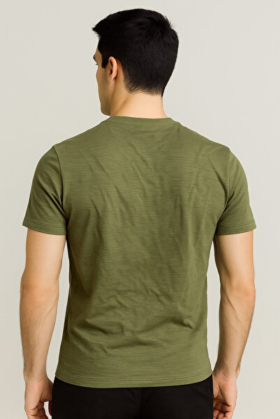 Ramior Men's Classic Basic Khaki T-Shirt – Comfortable Everyday Combination