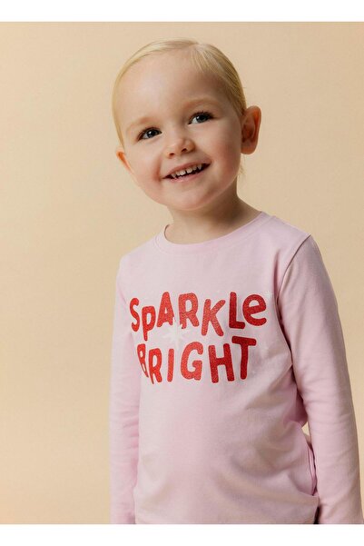 name ıt Sweat Long Sleeve Pink