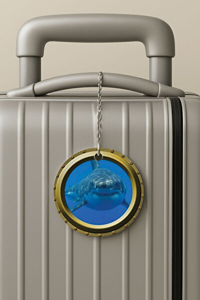 Cekuonline بطاقة أمتعة بسلسلة من البليكسي، تصميم مميز لحقيبة السفر، مفاجأة لل...