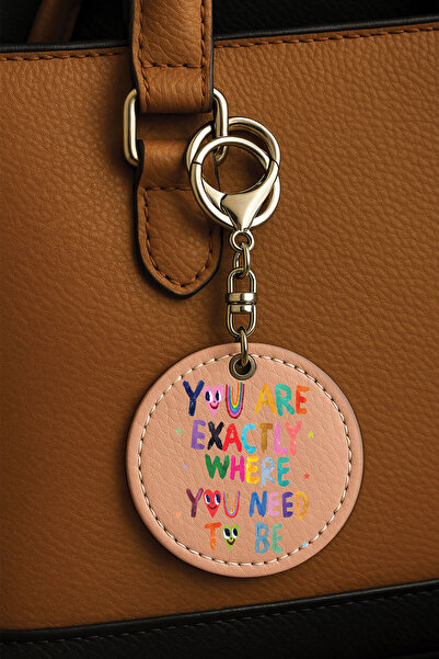 Cekuonline إكسسوار حقيبة وردي اللون مزين بطباعة UV منقوشة - You Need To Be