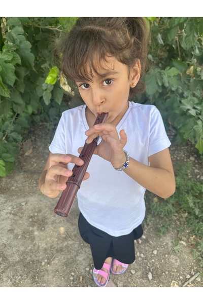 flut Flüt Çocuklar için geliştirici fülüt altı delikli dilli kaval