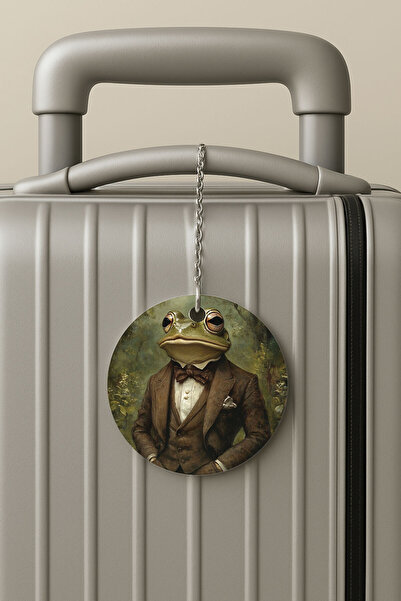 Cekuonline بطاقة الأمتعة بسلسلة من البليكسي، تصميم لحقيبة السفر للعطلات، السيد فروغ