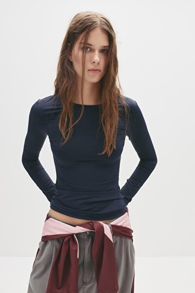 Pull & Bear Fitted polyamide T-shirt