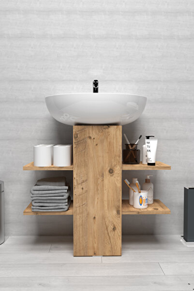 iyimi? İyimi Modern Raflı Lavabo Altı Banyo Dolabı Banyo Düzenleyici
