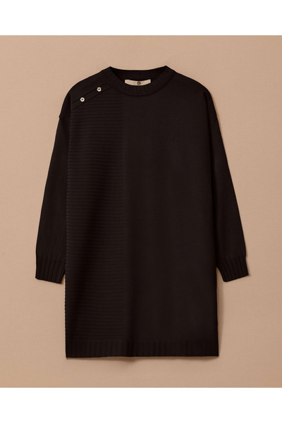 SCL Button Detailed Knitwear Tunic