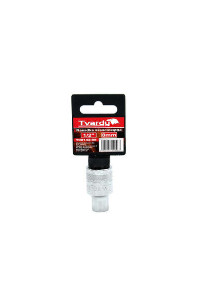 Tvardy Hexagonal Socket 1/2" 8mm, T00142-08