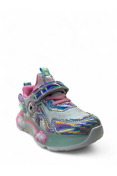 pepino 1986 Orthopedic Girls' Preschool Silver Light Sneaker