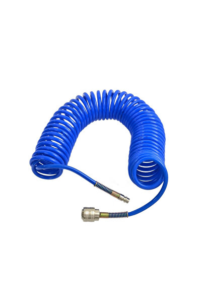 GEKO Furtun pneumatic spiralat PU 5x8mm 15m, G02967