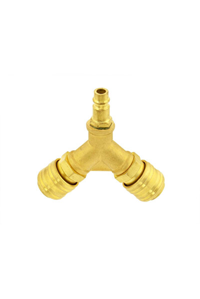 GEKO Conector pneumatic cu 3 căi 1/2" 16 bar 95 mm, G02995