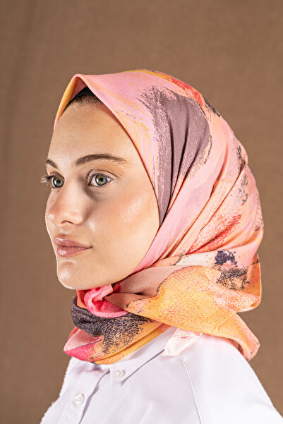 Akel Decode Scarf Pastel Pattern