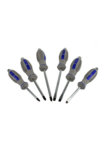 GEKO Home Set Screwdrivers, 6 pieces CRV, G30583