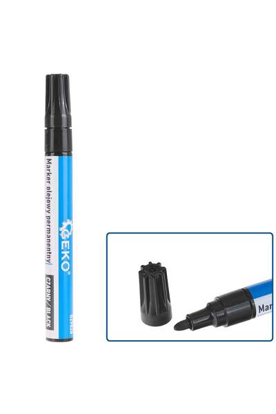 GEKO Permanent Marker for Carpentry, Black, G29026